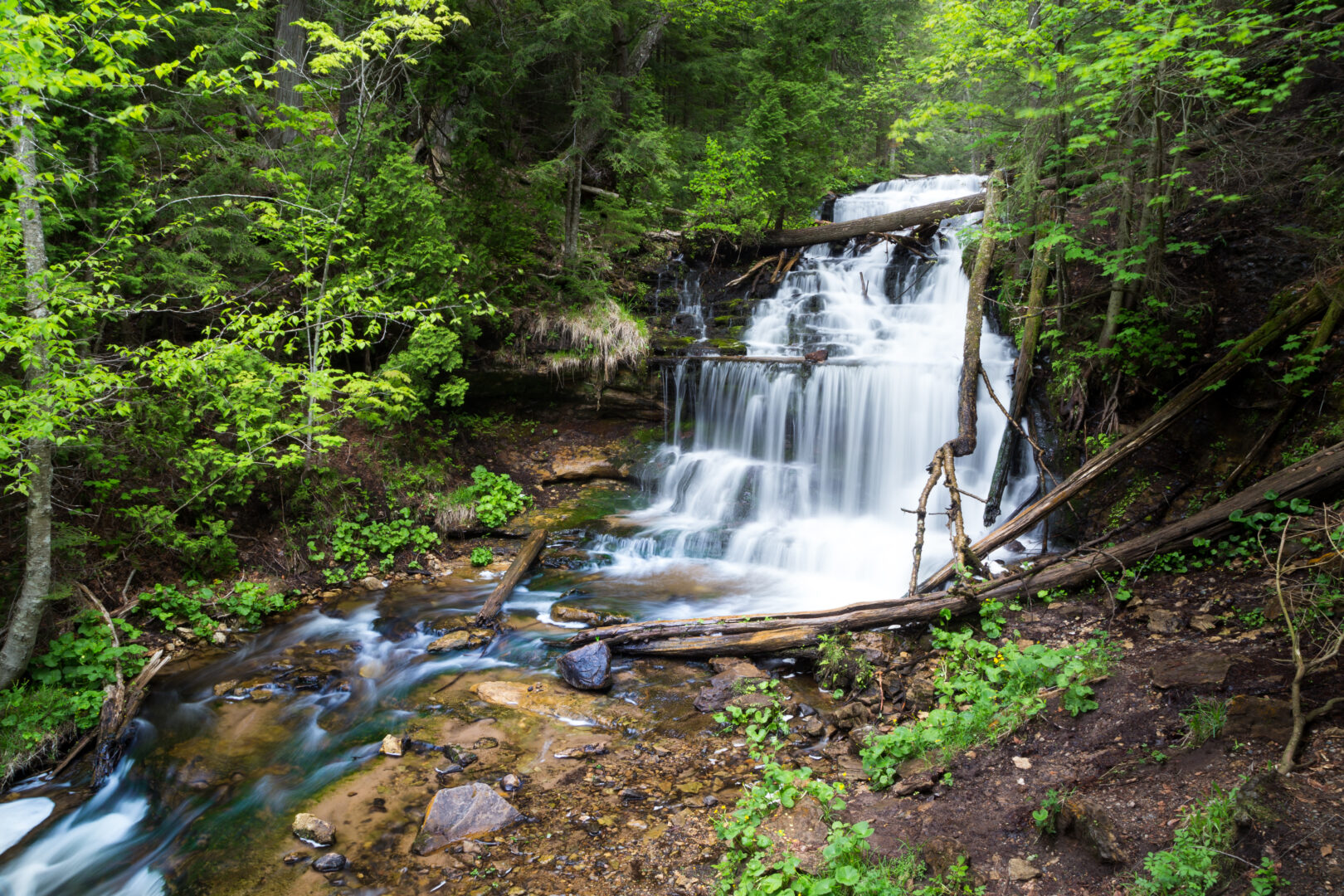 Photo of Wagner Falls in Munising, Michigan